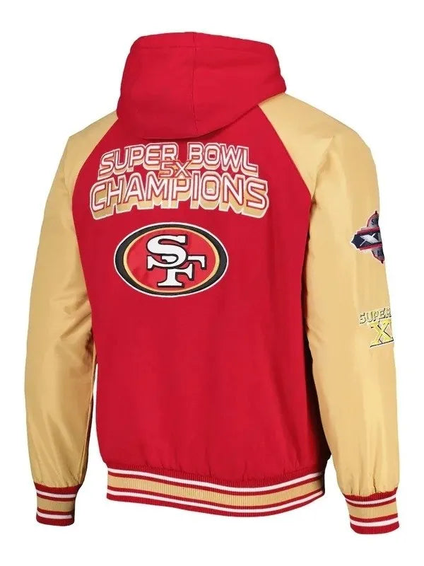 San Francisco 49ers 5x Super Bowl Champion Varsity Jacket
