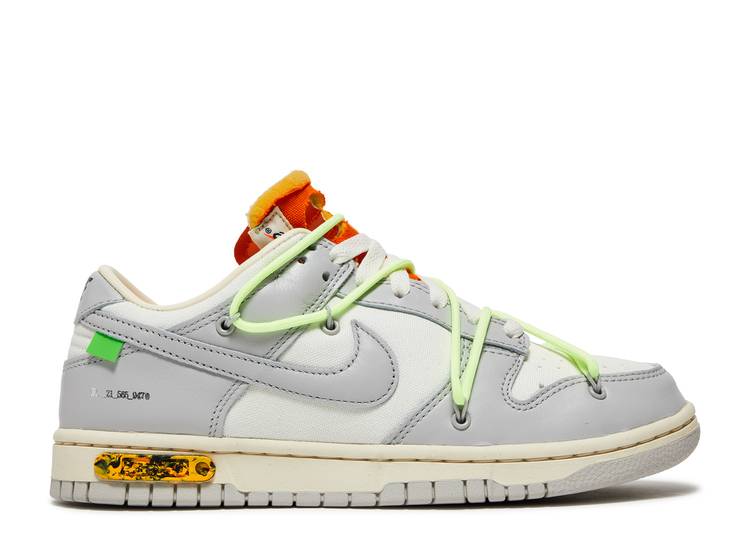 Size 10.5 OFF-WHITE X DUNK LOW &