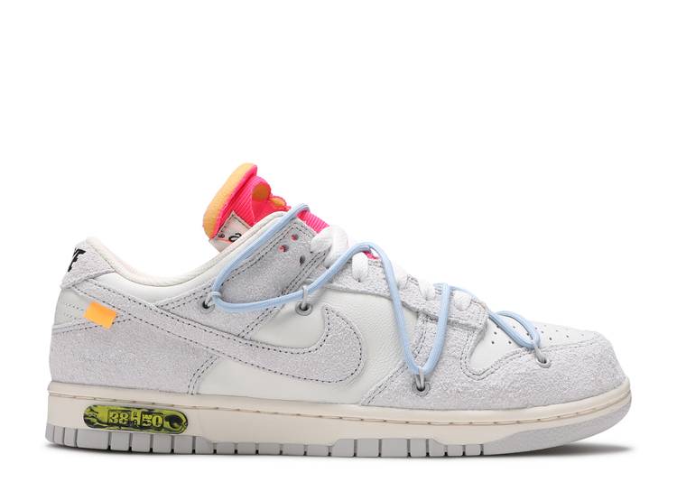 Size 7.5 OFF-WHITE X DUNK LOW &