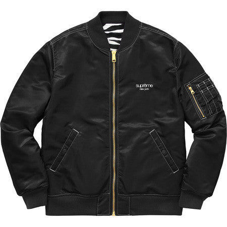 Supreme Contrast Stitch Reversible MA-1 Jacket