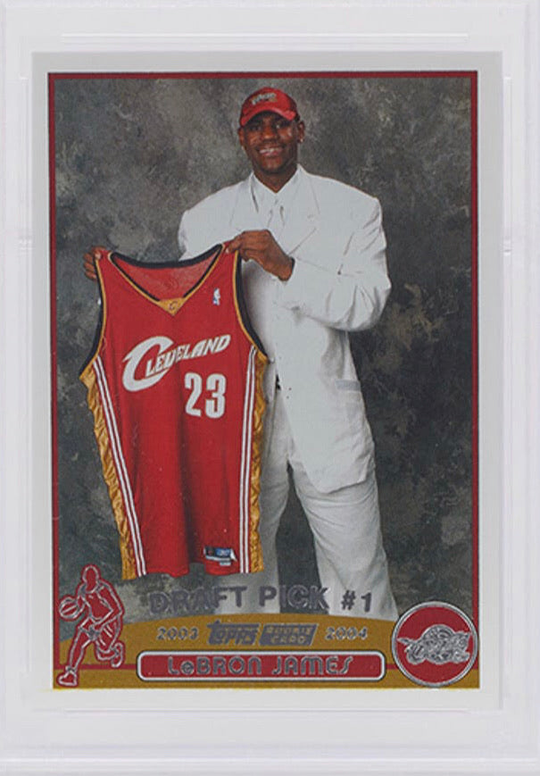 2003 Topps Cleveland Cavaliers LeBron James Rookie Card RC 